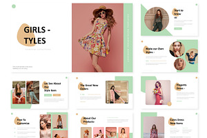 Girl Tyles Presentation Template