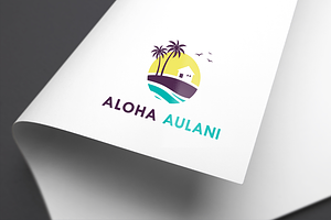 Sea beach Logo