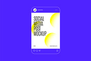Social Media Post Mockup Bundle, an Advertising Mockup by graphypix (Thumbnail 12 of 13)