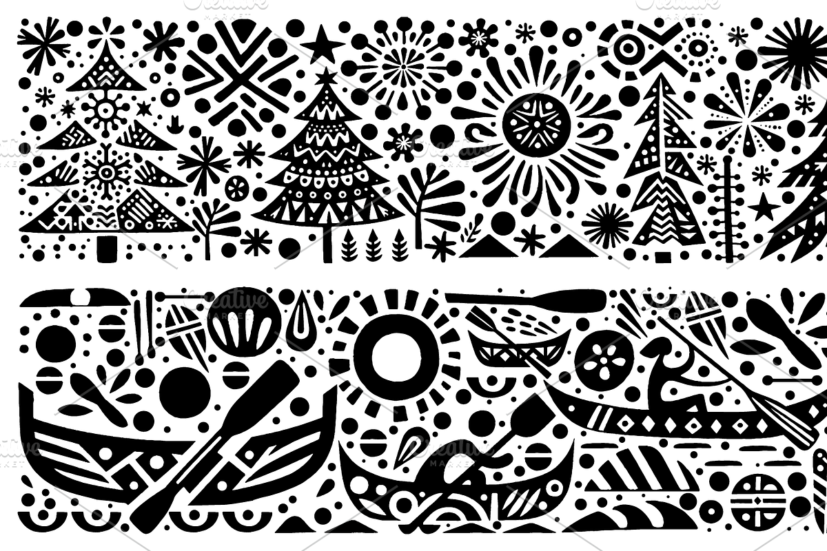 Outdoor Illustration, Tribal Folk, a Decorative Illustration by devastd (Photo 21 of 27)