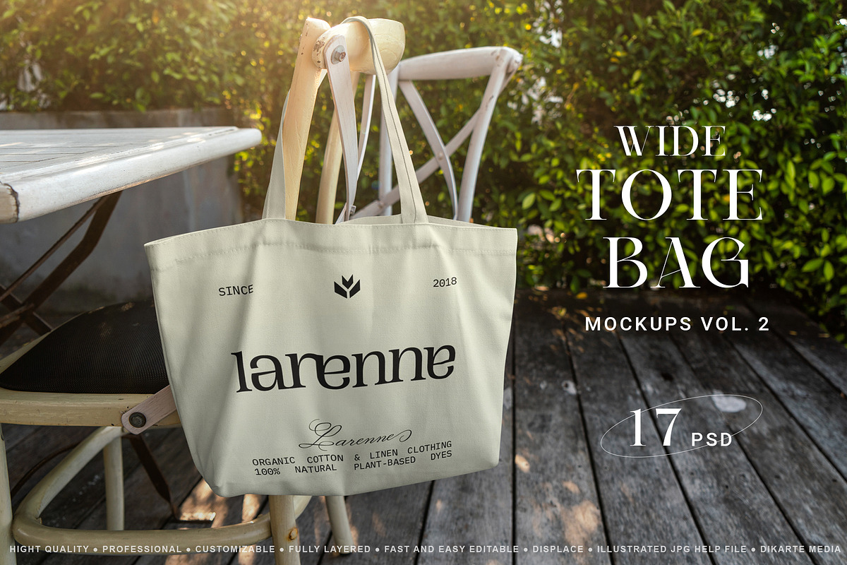 Tote Bag Wide Style vol2