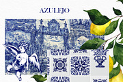 Azulejo. Watercolor Graphic, an Object Illustration by ma_i_vi (Thumbnail 9 of 9)