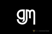 GM Modern Silhouette Logo, a Branding & Logo Template by Vectorium Studio (Thumbnail 2 of 8)