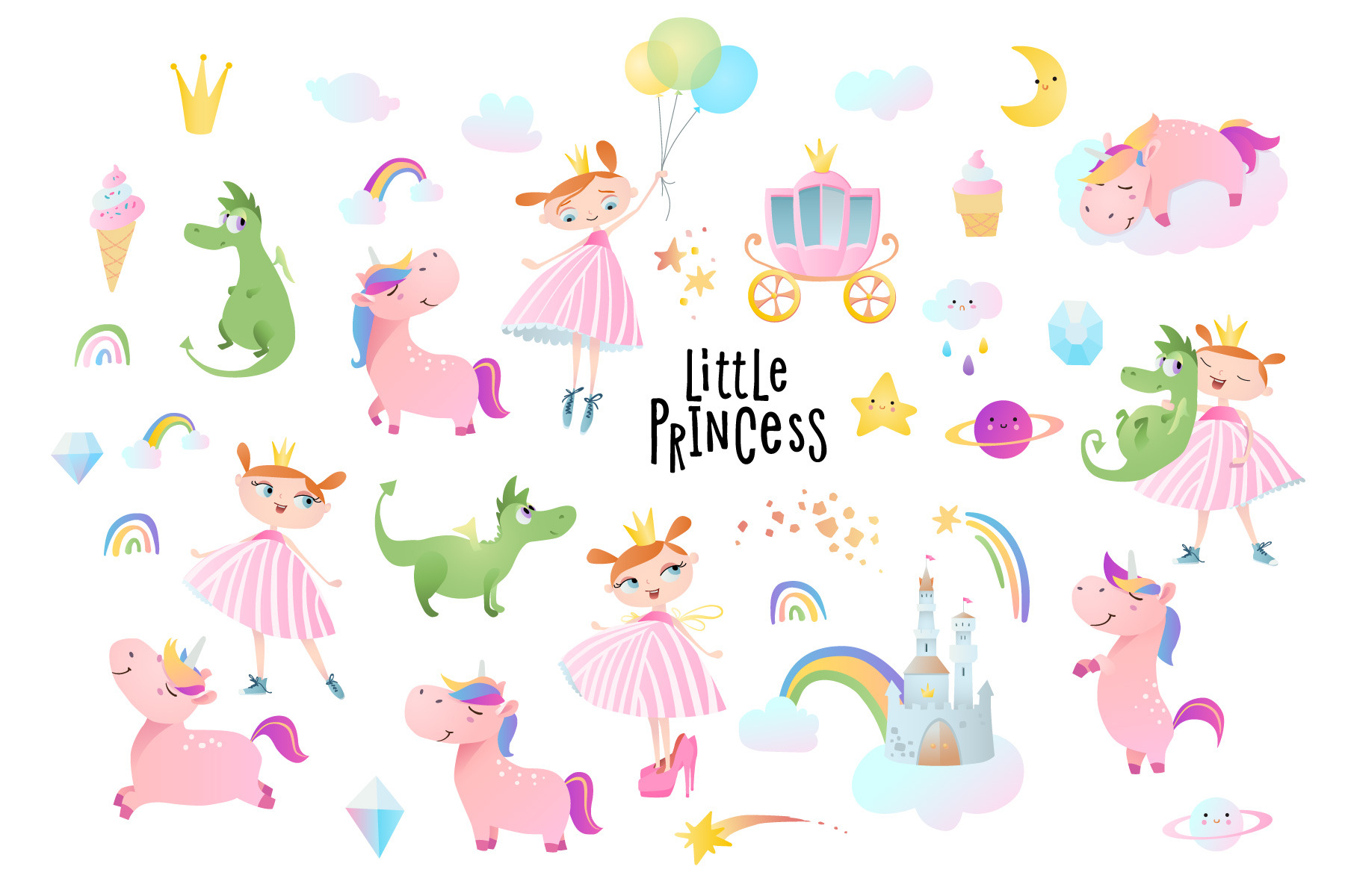 Cute little princess., an Animal Illustration by goodreason