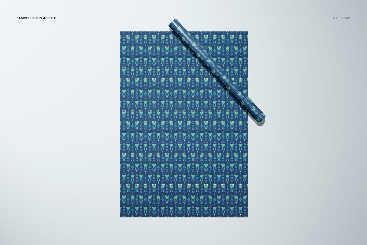 Gift Wrapping Paper Mockup Bundle, a Packaging Mockup by creatsy5 (Photo 27 of 35)