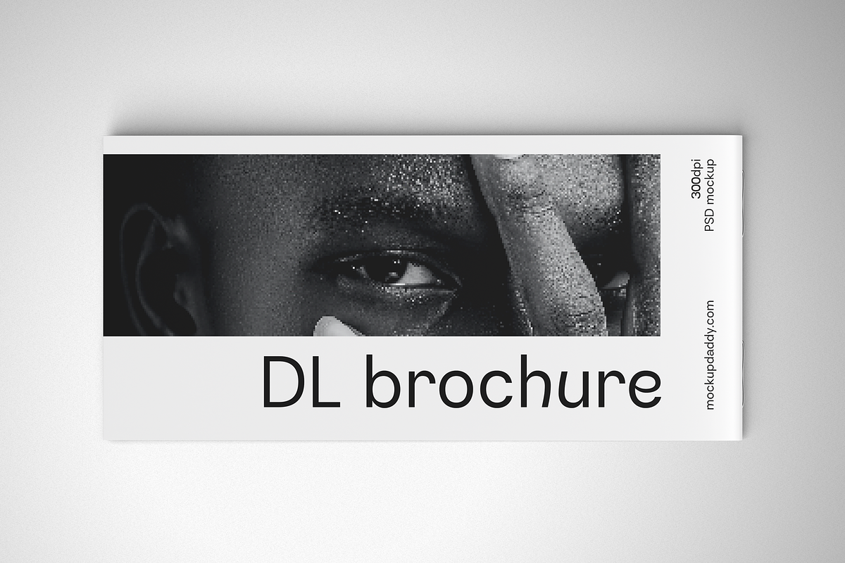 DL Landscape Brochure Mockup, a Product Mockup by Mockupdaddy (Photo 12 of 15)