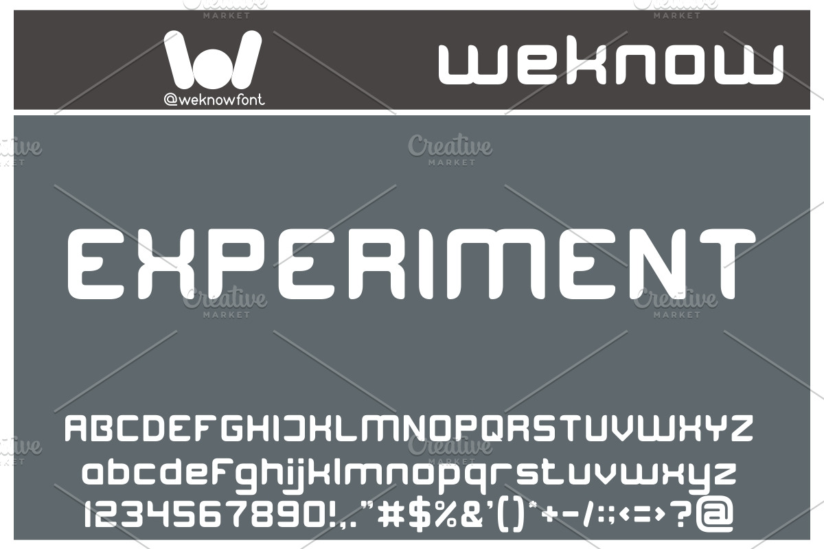 Research and Development font, a Sans Serif Font by weknow (Photo 2 of 5)