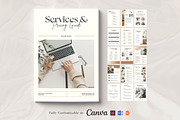 Services And Pricing Guide CANVA, a Brochure Template by Niofix (Thumbnail 1 of 6)