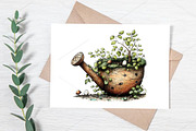 Whimsical Gardening Woodland Clipart, an Illustration by Canvas Craft (Thumbnail 7 of 7)