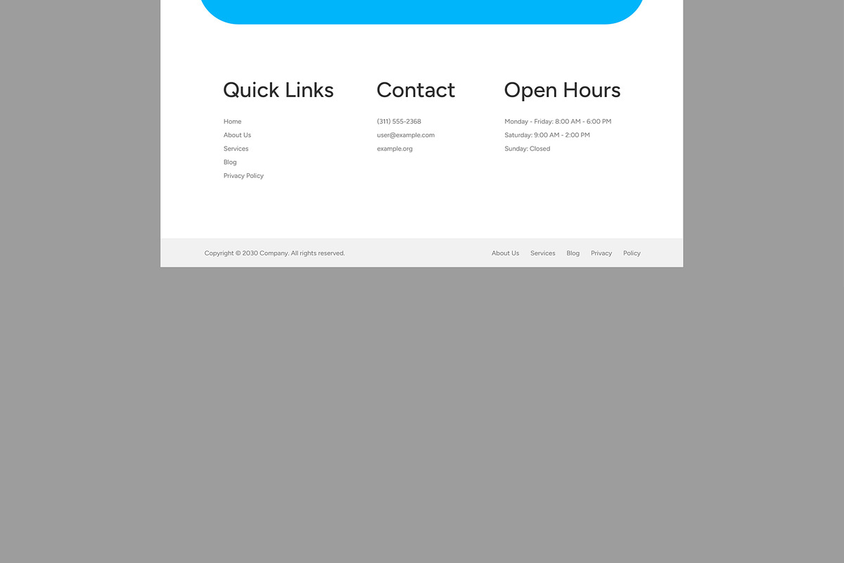 Business Landing Page UI Layout, an UI Kit Template by CreativeShaper (Photo 6 of 6)
