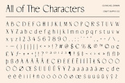 CS Rachel Drawn, a Serif Font by Craft Supply Co. (Thumbnail 8 of 8)