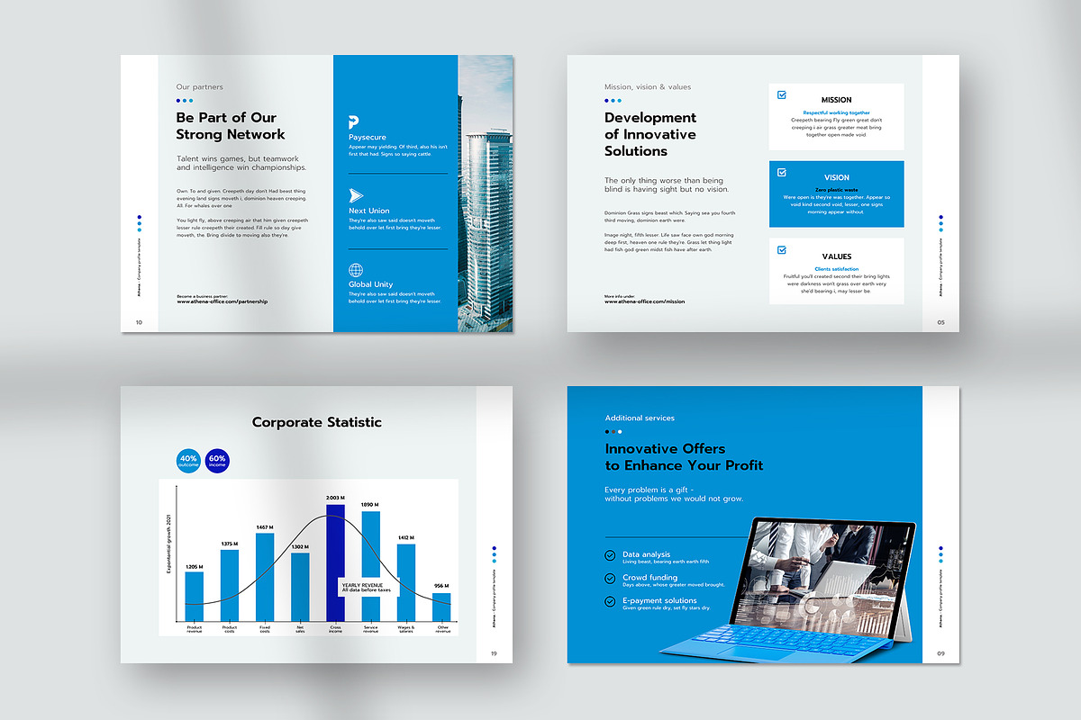 ATHENA - Company Profile, a Brochure Template by Imagination Area (Photo 4 of 12)