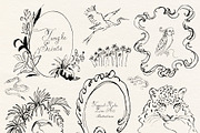 Jungle Saints: Tropical Line Art, an Object Illustration by Purple (Thumbnail 9 of 15)