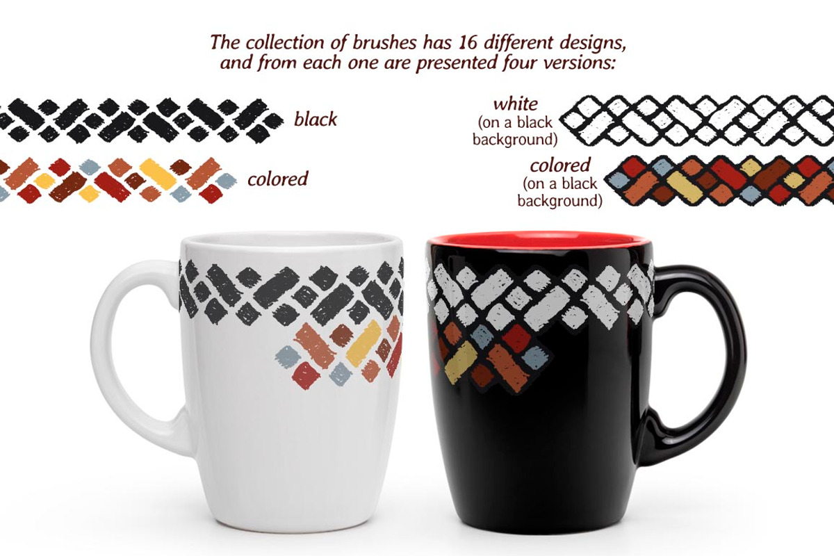 Ethnic brushes preview 6