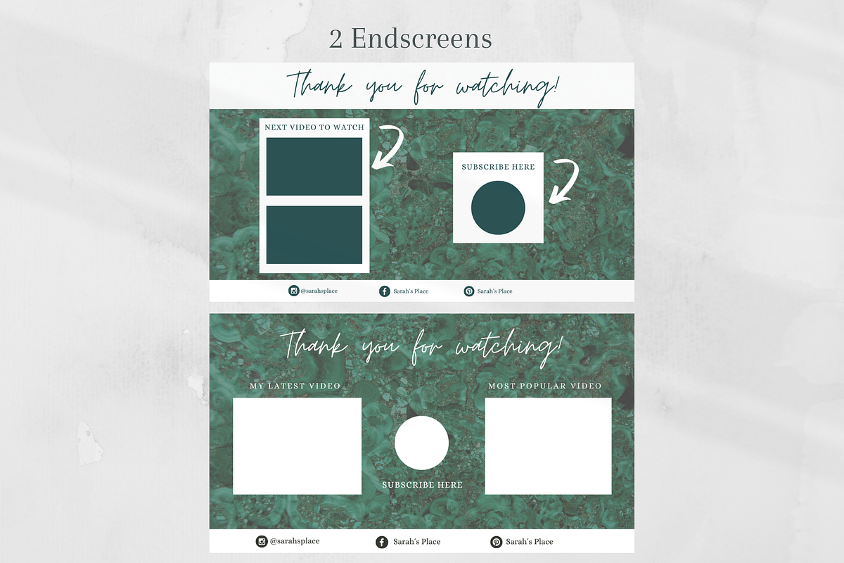 YouTube Branding Bundle - Canva, a Social Media Template by Tegefeldt Design (Photo 4 of 8)