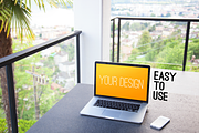 3 MacBook MockUps, a Templates & Theme by The Drone Shop (Thumbnail 2 of 3)