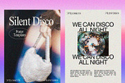Disco Edit Canva Poster Templates, a Marketing Template by JZ Creative Space (Thumbnail 3 of 3)