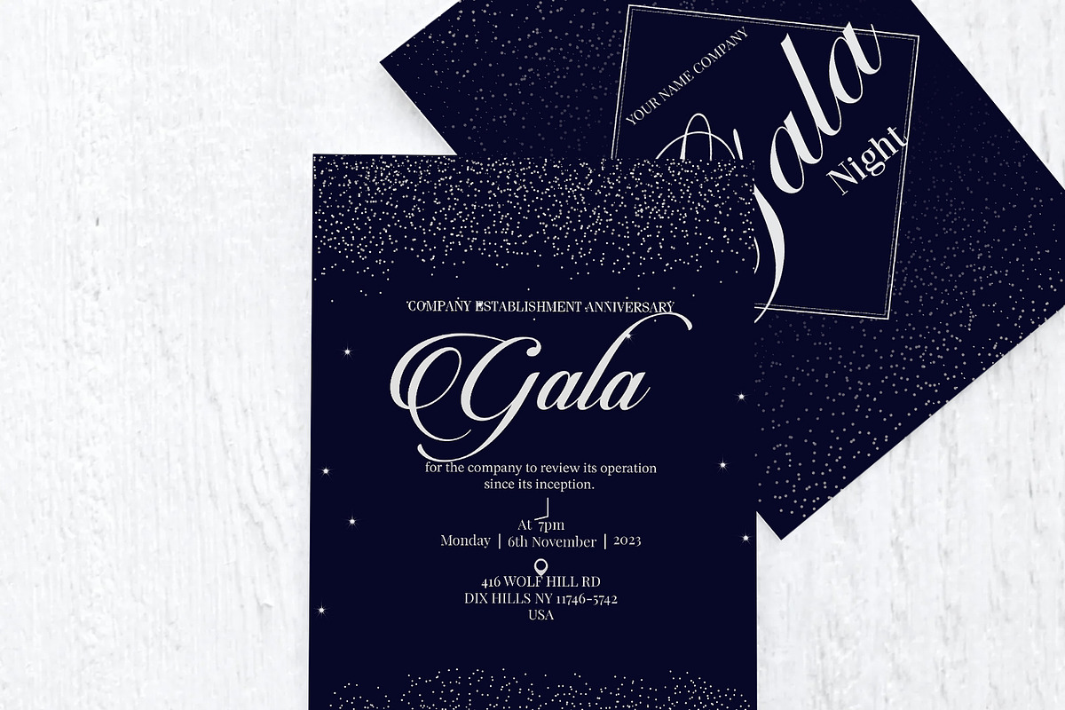 COMPANY ANNIVERSARY GALA CARD, a Card Template by Motivation Art (Photo 1 of 3)