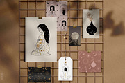 Celestial Woman Collection EPS JPG, an Illustration by Pixejoo (Thumbnail 5 of 13)