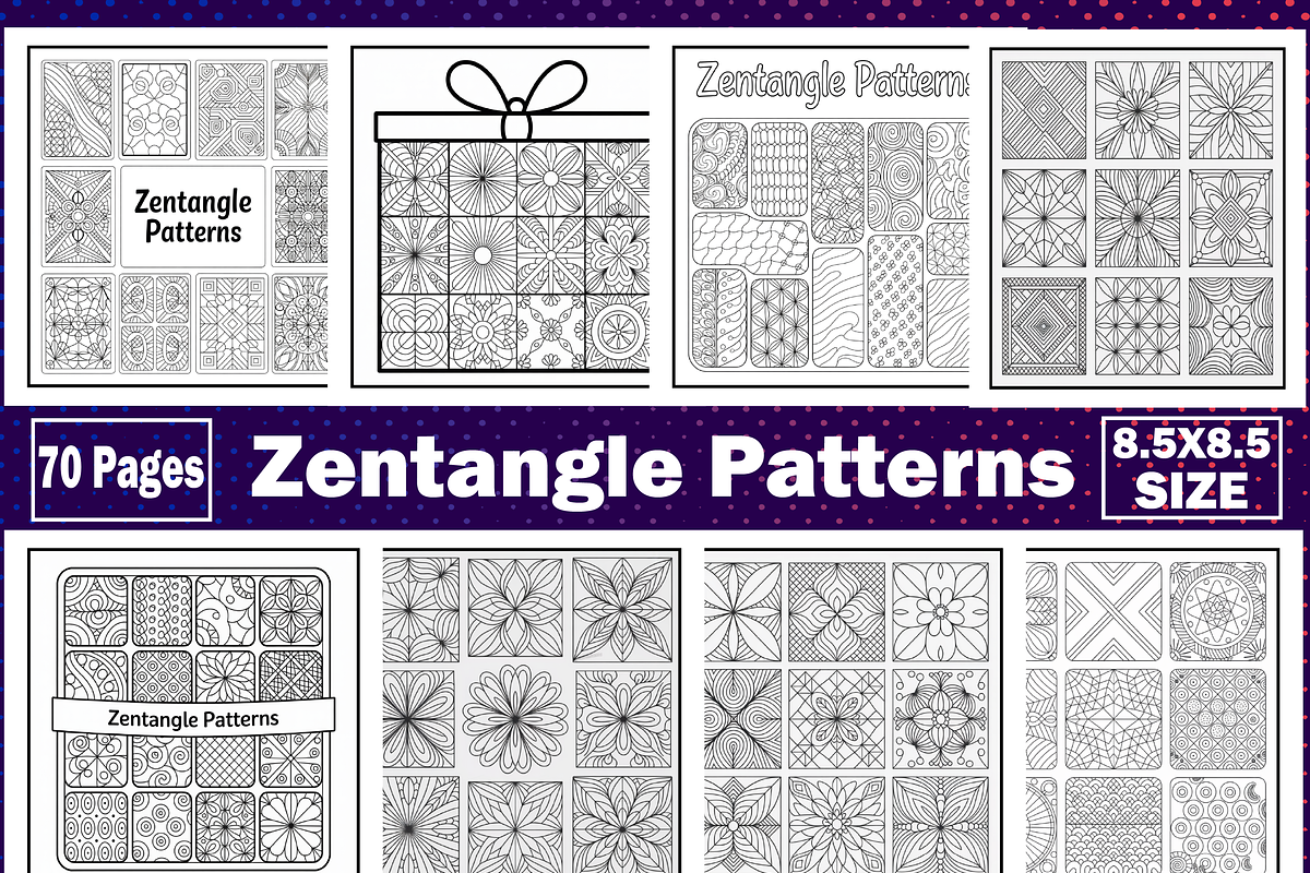 Zentangle Patterns Adults Coloring, an Animal Illustration by Design Home (Photo 1 of 4)