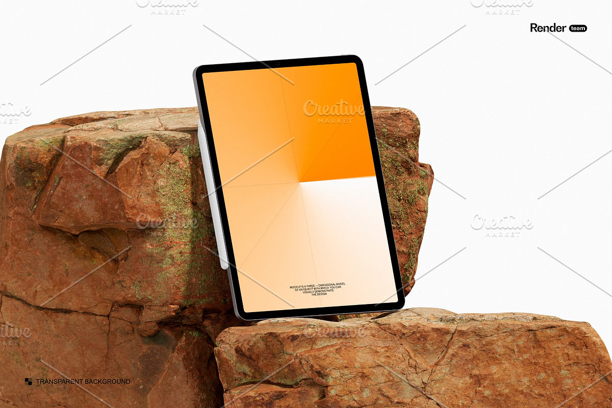 iPad Mockup Set, an iPad Mockup by Renderteam (Photo 9 of 16)