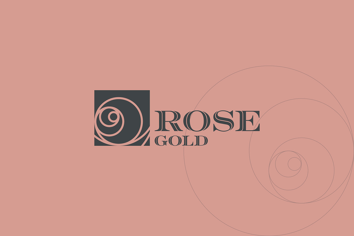 Rose Gold Logo, a Branding & Logo Template by Machel Design (Photo 2 of 4)
