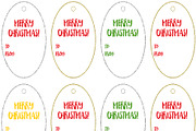 12 Digital Christmas Tags, a Card Template by Art Cascadea (Thumbnail 2 of 2)