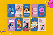 Playful Podcast 3in1 Canva Template, a Social Media Template by Brandearth RRGraph (Thumbnail 9 of 11)