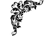 Vintage Baroque Floral Corner Frame, a Decorative Illustration by Creativeshirt (Thumbnail 19 of 20)