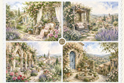 French Cottage Garden Watercolor Set, a Decorative Illustration by Euonia Meraki (Thumbnail 10 of 18)