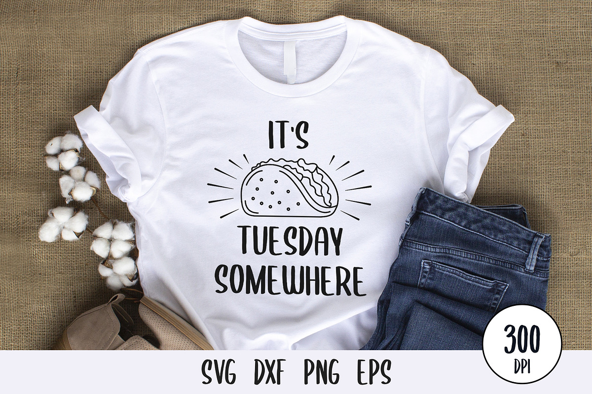 Tacos and Fiesta SVG Bundle, a Food Illustration by thefutive (Photo 2 of 8)