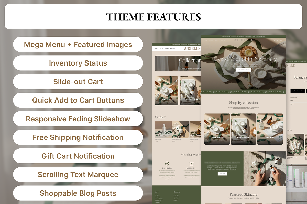 Aurielle Elevate Shopify Theme, a Shopify Template by AtelierDuVow (Photo 9 of 10)