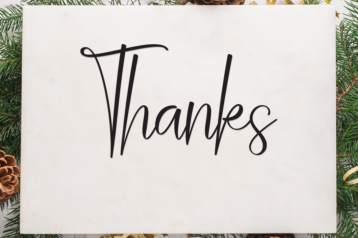 Christmas Signature | Script Font, a Handwritten Font by Scratchones (Photo 8 of 8)