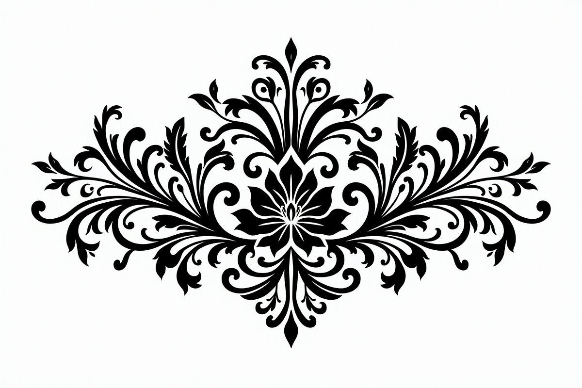 Ornamental Flower Designs, an Illustration by yasushie (Photo 15 of 20)