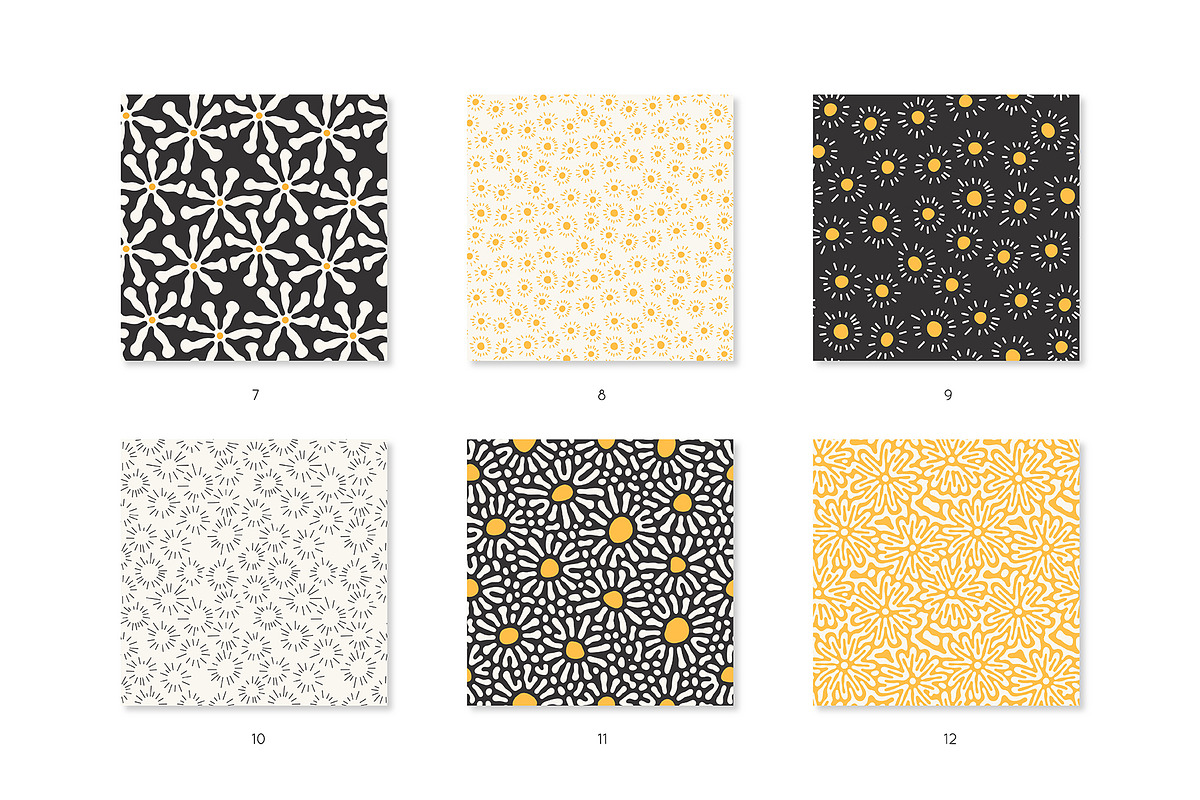 Meadow Seamless Pattern Set, a Pattern Graphic by Curly_Pat (Photo 3 of 8)