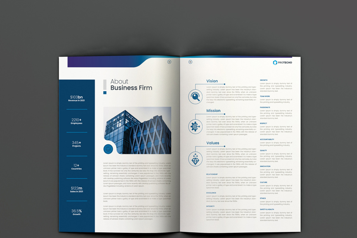 Annual Report, a Brochure Template by xnorpix (Photo 7 of 25)