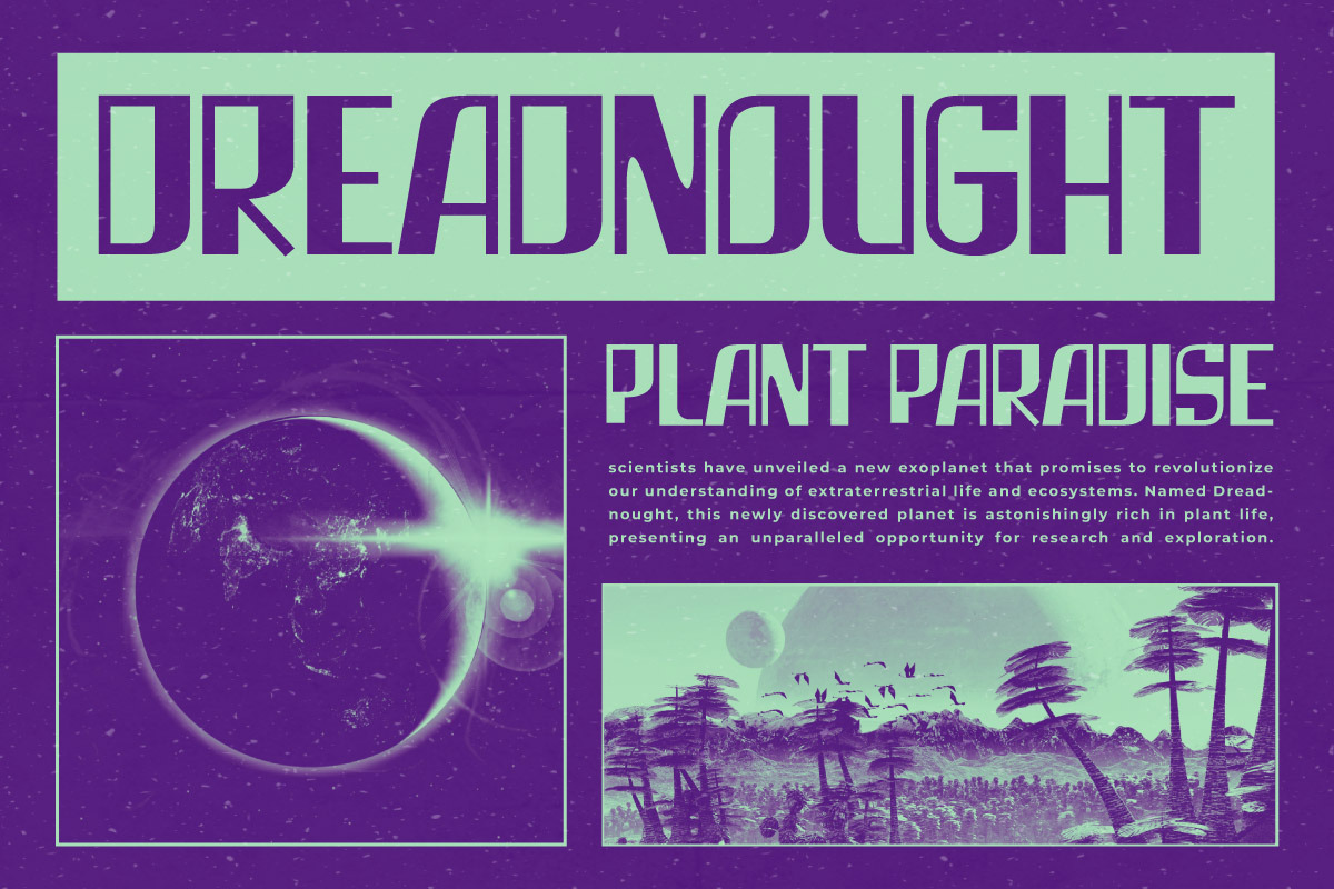 Vakulta - Retro Futurism Font, a Sans Serif Font by twinstd (Photo 6 of 9)