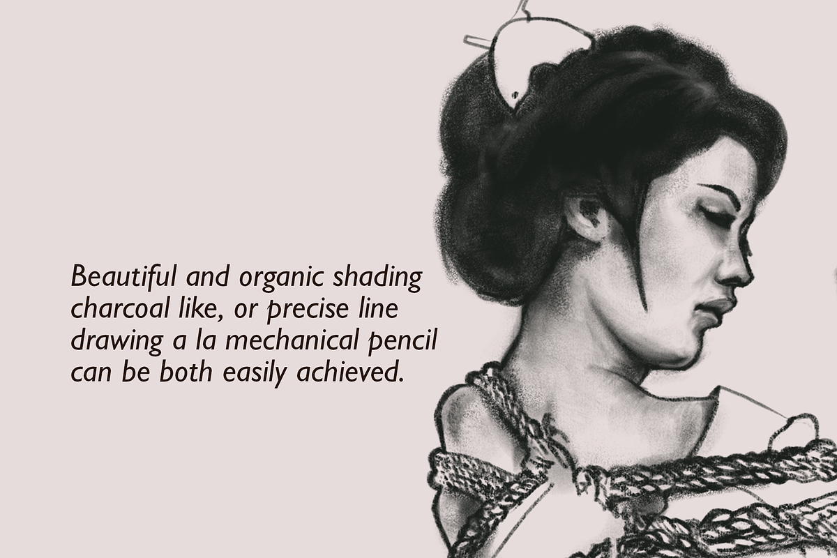 Lápis - Pencil Brushes for Procreate, a Brush Add-On by Unknown Art Guy Brushes (Photo 2 of 11)