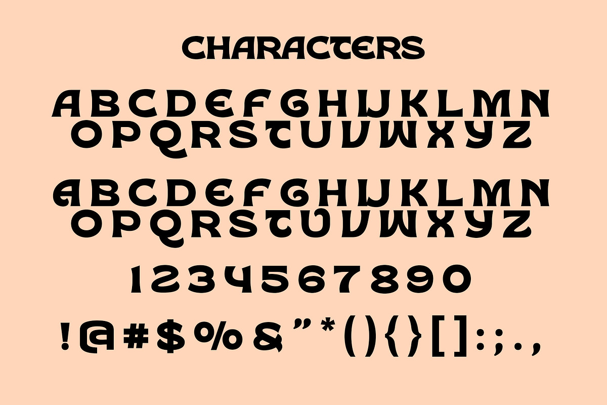 COURAGE DISPLAY FONT, a Font by INKSUN™ (Photo 5 of 5)