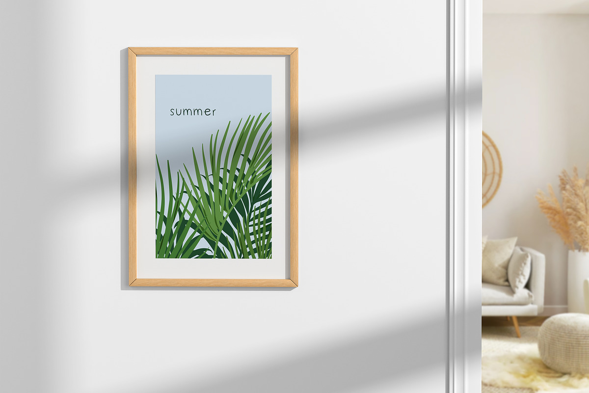 Tropical leaf plants, posters set, a Decorative Illustration by Good Studio (Photo 8 of 15)