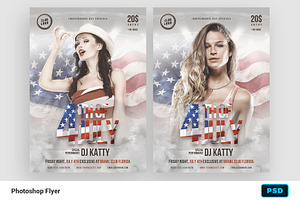 4th Of July USA Flyer Template