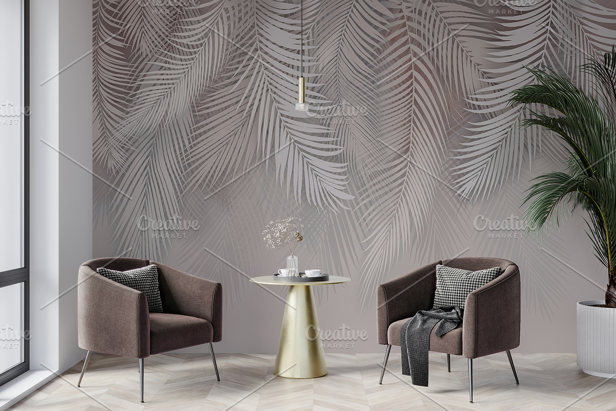 Wallpaper mockup - luxury interior, a Household Mockup by Hunny Badger (Photo 3 of 6)