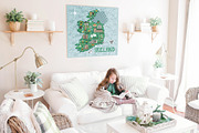 Illustrated travel map of Ireland, a Food Illustration by MagicForestory (Thumbnail 4 of 5)