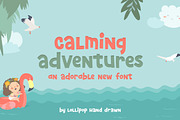 Calming Adventures Font, a Handwritten Font by Lollipop Hand Drawn (Thumbnail 1 of 7)