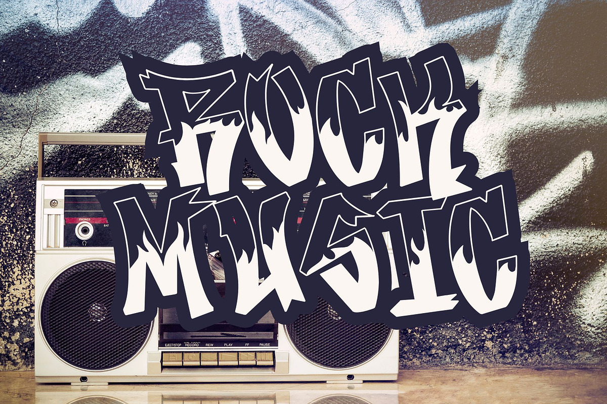 Rocker Rusher, a Script Font by Letterafa Studio (Photo 4 of 6)