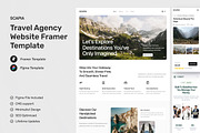 Scapia - Travel Agency Website Frame, a Websites & App Template by peterdraw (Thumbnail 1 of 5)