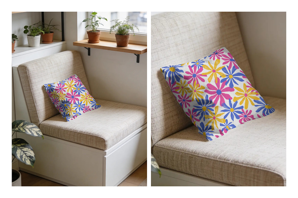Petal Parade Retro Daisy Pattern, a Pattern Graphic by Annie Tyndall Creative (Photo 10 of 12)