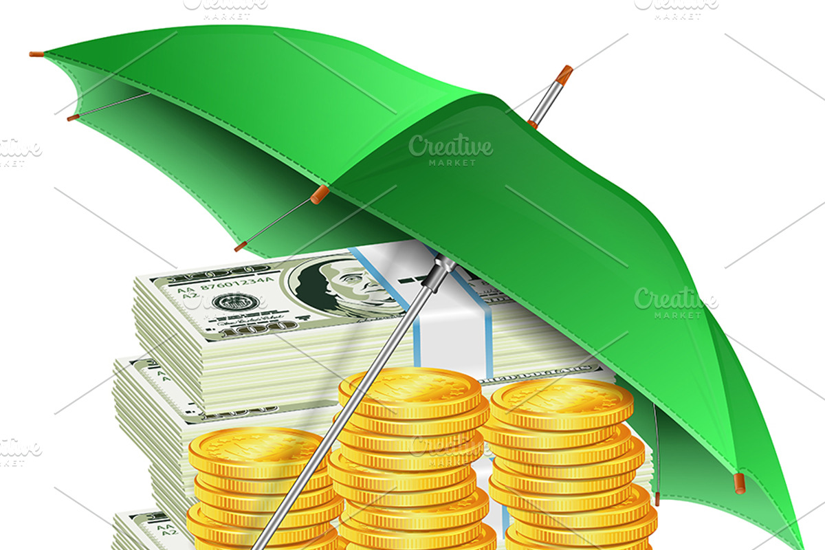 Realistic High Detailed Umbrellas, a Finance Illustration by TAlex (Photo 6 of 6)