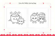 Perfect Match Food Coloring Pages, a Food Illustration by Ink Gallery (Thumbnail 3 of 4)