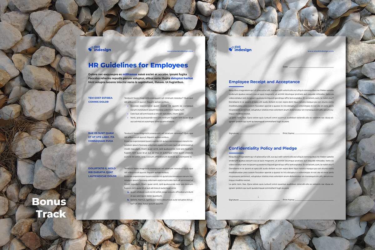 HR / Employee Handbook, a Templates & Theme by StockInDesign (Photo 8 of 9)